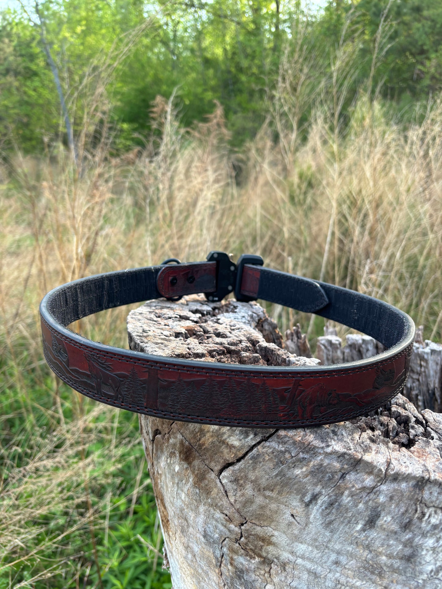 Custom Leather Outer Gun belts