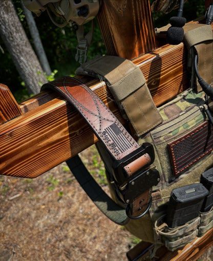 Custom Leather Outer Gun belts