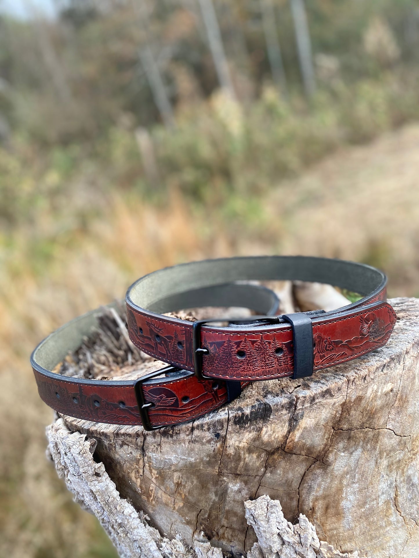 Full grain leather belt